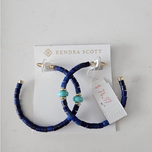 Kendra Scott Insley Gold Hoop Earrings - Picture 4 of 5